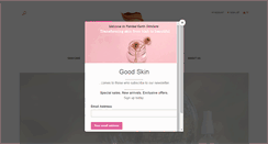 Desktop Screenshot of paintedearthskincare.com